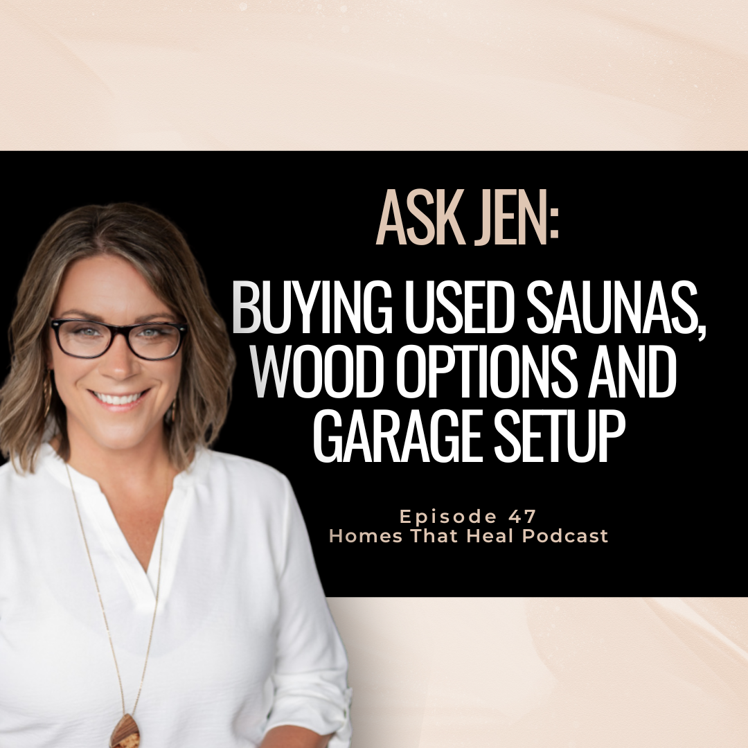podcast cover Ask Jen: buying used saunas