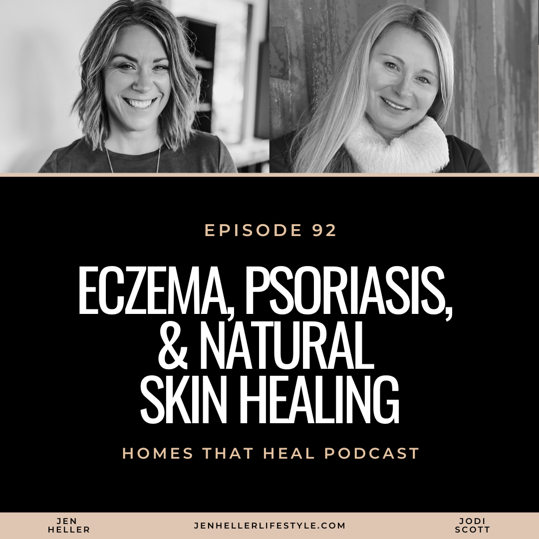 Podcast cover of episode 92 Eczema, Psoriasis and natural skin healing